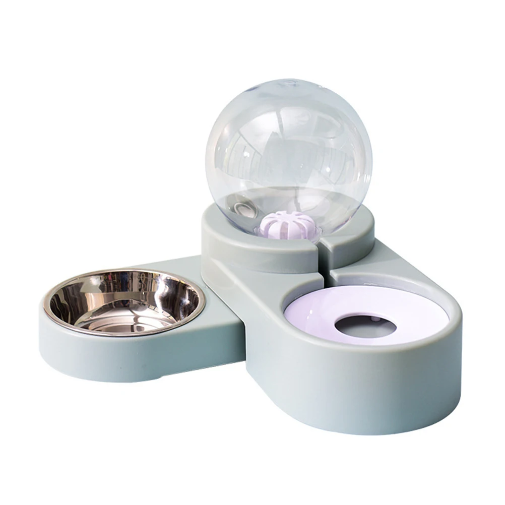 

Pet Automatic Water Dispenser Double Bowl Durable Creative Design Non-Tip Water Feeder for Dog Cat Pigeon Pet Feeder