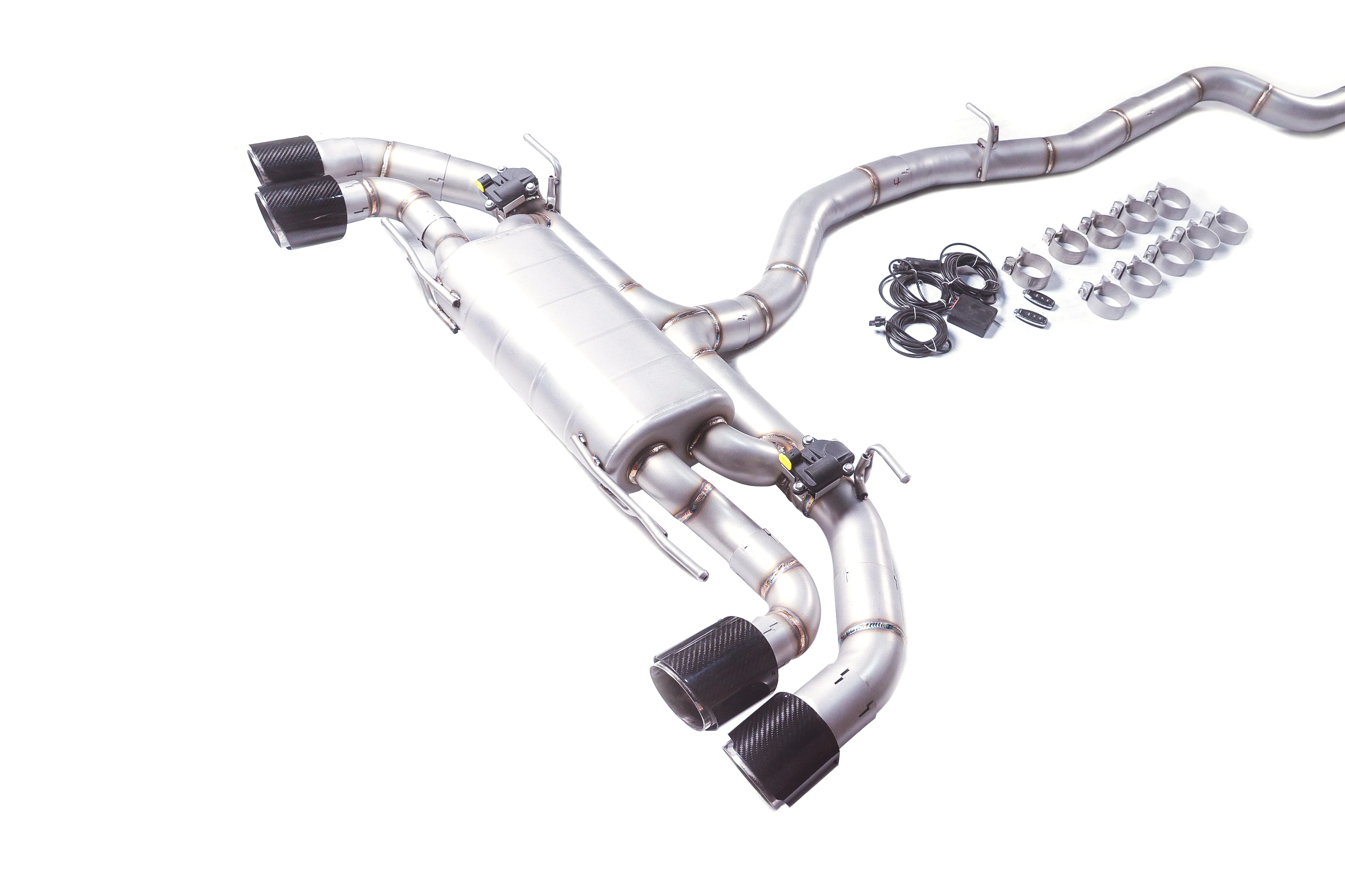 GFC brand for the 2017-2026 Alfa Romeo 2.0T catback high-performance four-leaf clover four exit variable valve exhaust system