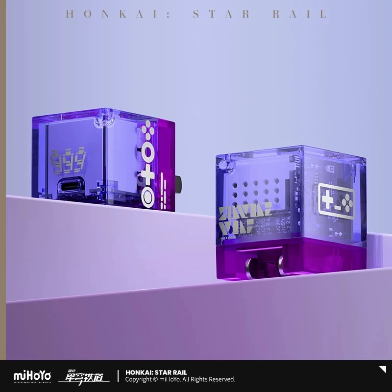 Official miHoYo Honkai: StarRail Authentic “Wolf Cub” Pixel Series Character Merchandise Fast-Charging Adapter and Cable Set