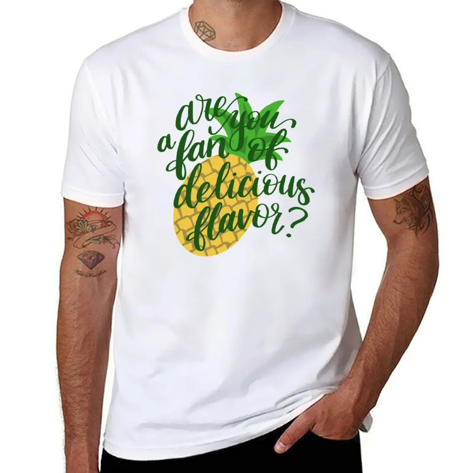 

Psych Are You A Fan Of Delicious Flavor Design 2 T-Shirt men t shirt cotton 100% t shirt man plain T-Shirt
