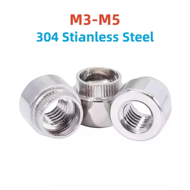 304 Stianless Steel Riveting Nut Step Embossing Rivet Nut Press Riveting Nut ZS M3 M4 M5