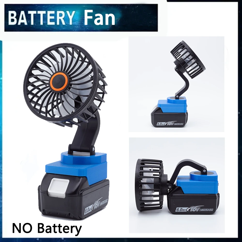 

Portable Workshop Jobsite Fan For Makita 18V Lithium Battery Li-Ion Bare Tool Cordless Fan(Battery not included)