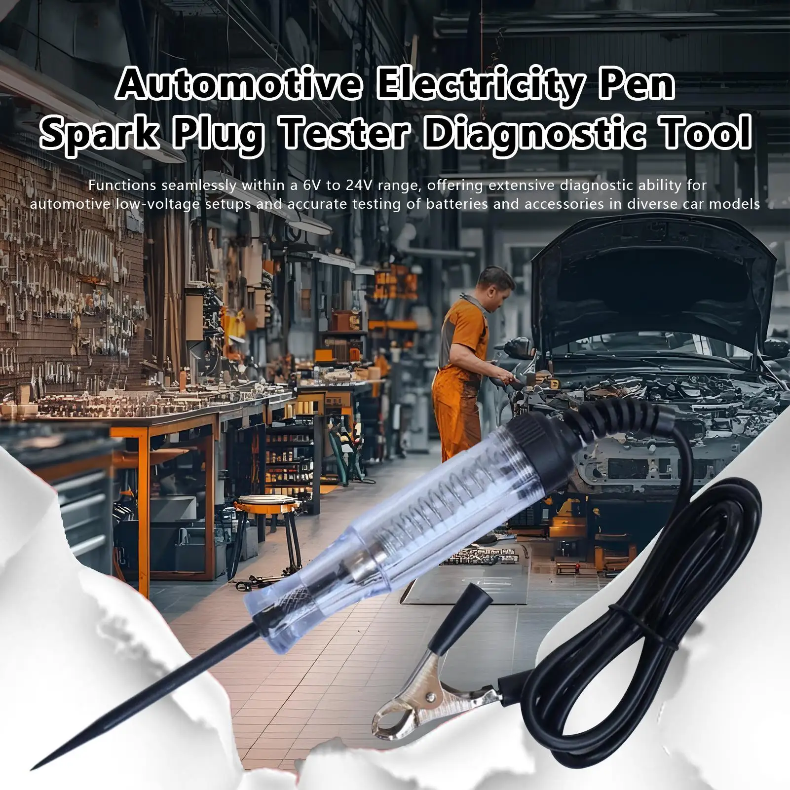 

Тестер электрических цепей, автомобильный световой зонд, ручка, вольтметр, диагностический инструмент, автомобильная электрическая ручка для грузовика, мотоцикла, автомобиля