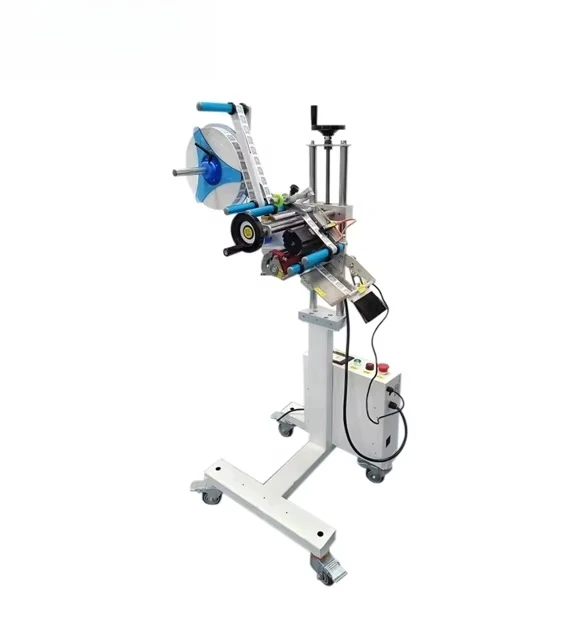 High-Performance Auomatic Production Assembly Line High-Speed Plane Labeling Machine Head Label Applicator Bottles Bags Metal
