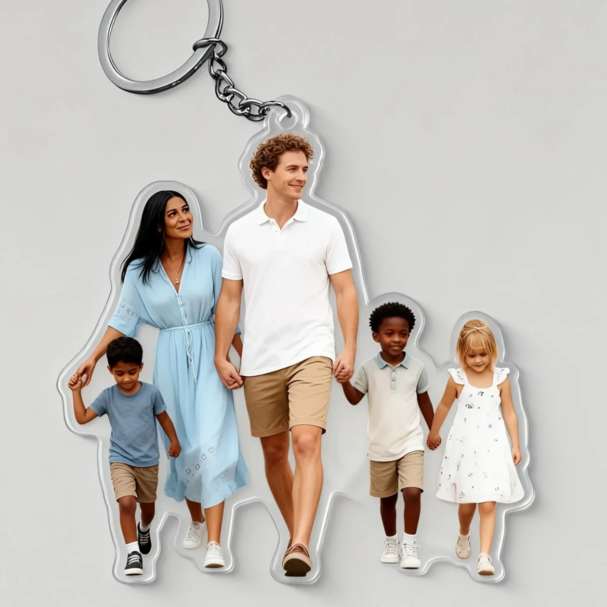 Custom Acrylic Keychains—Personalized Keepsakes for a Boyfriend, Girlfriend, or Pet, Featuring a Durable and Stylish Design.