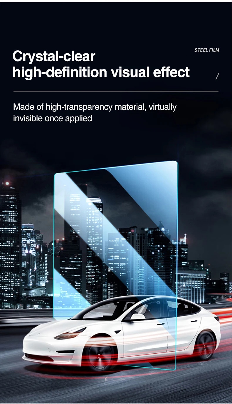 Heenvn für Tesla Neues Modell Y Juniper / Modell Y L 2025 2026 Auto Panzerglasfolie Matt HD Touchscreen-Schutzfolie für die Mittelkonsole – Detail 12
