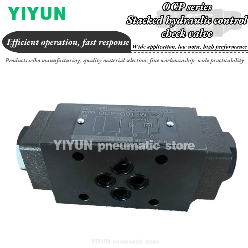 ocp-g01-g03-w1-w2-a1-a2-b1-b2-f-21-j50-yiyun-componente-pneumatico-valvola-di-ritegno-di-controllo-idraulico-impilata-serie-ocp