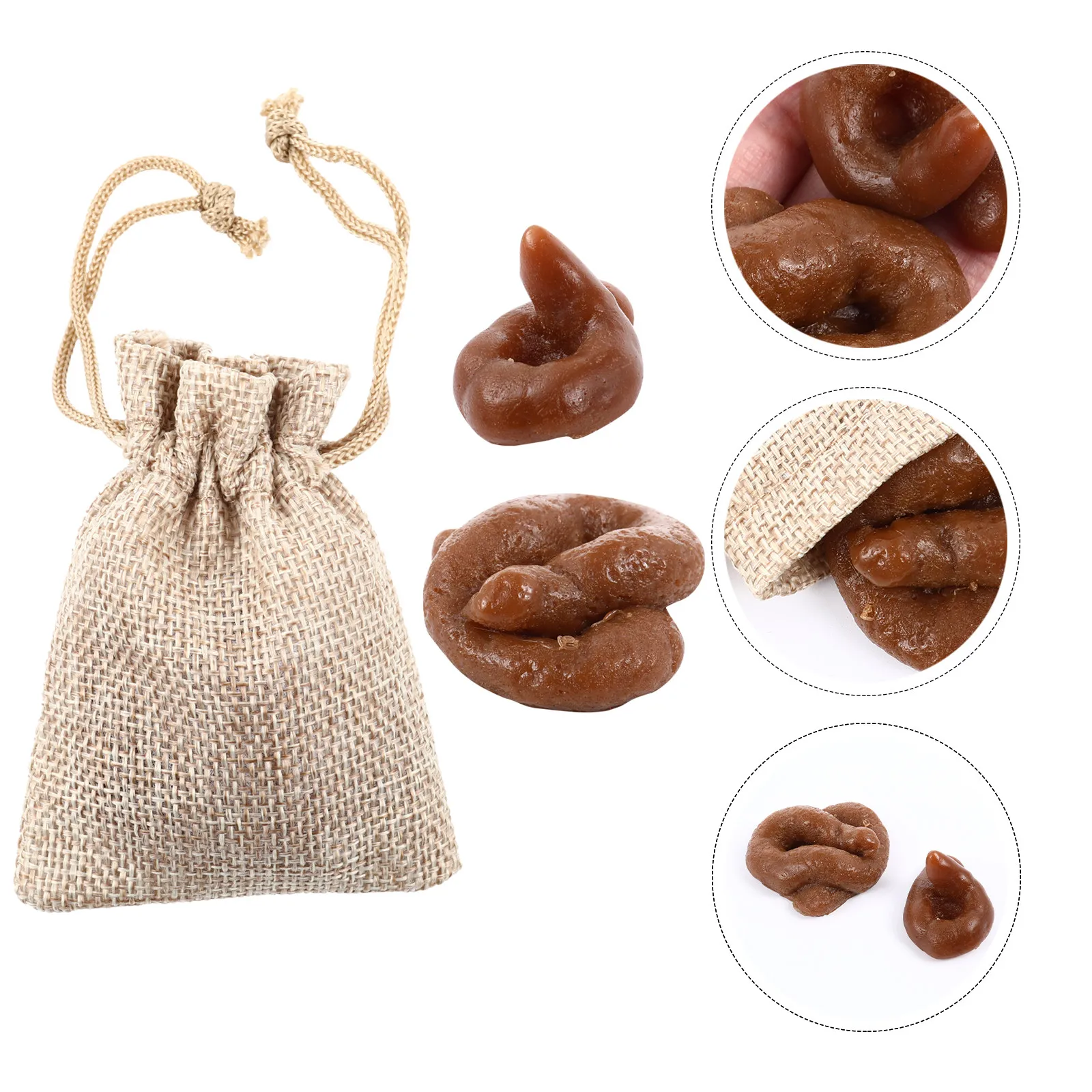 

2Pcs Lifelike Fake Cat Poo Prank Props Tpr Material Fun for Bathroom Bedroom Kitchen Pool Parties Holiday Pranks and