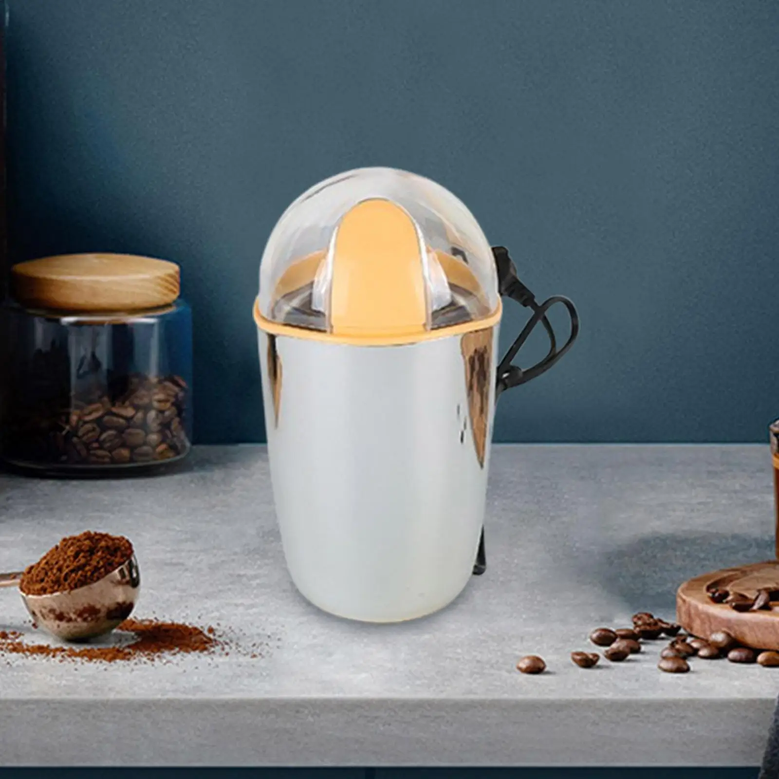 Coffee Grinder Low Noise Adjustable Setting Grain Grinder Automatic Grinder for Office Travel Camping Outdoor Coffee Lover Gift