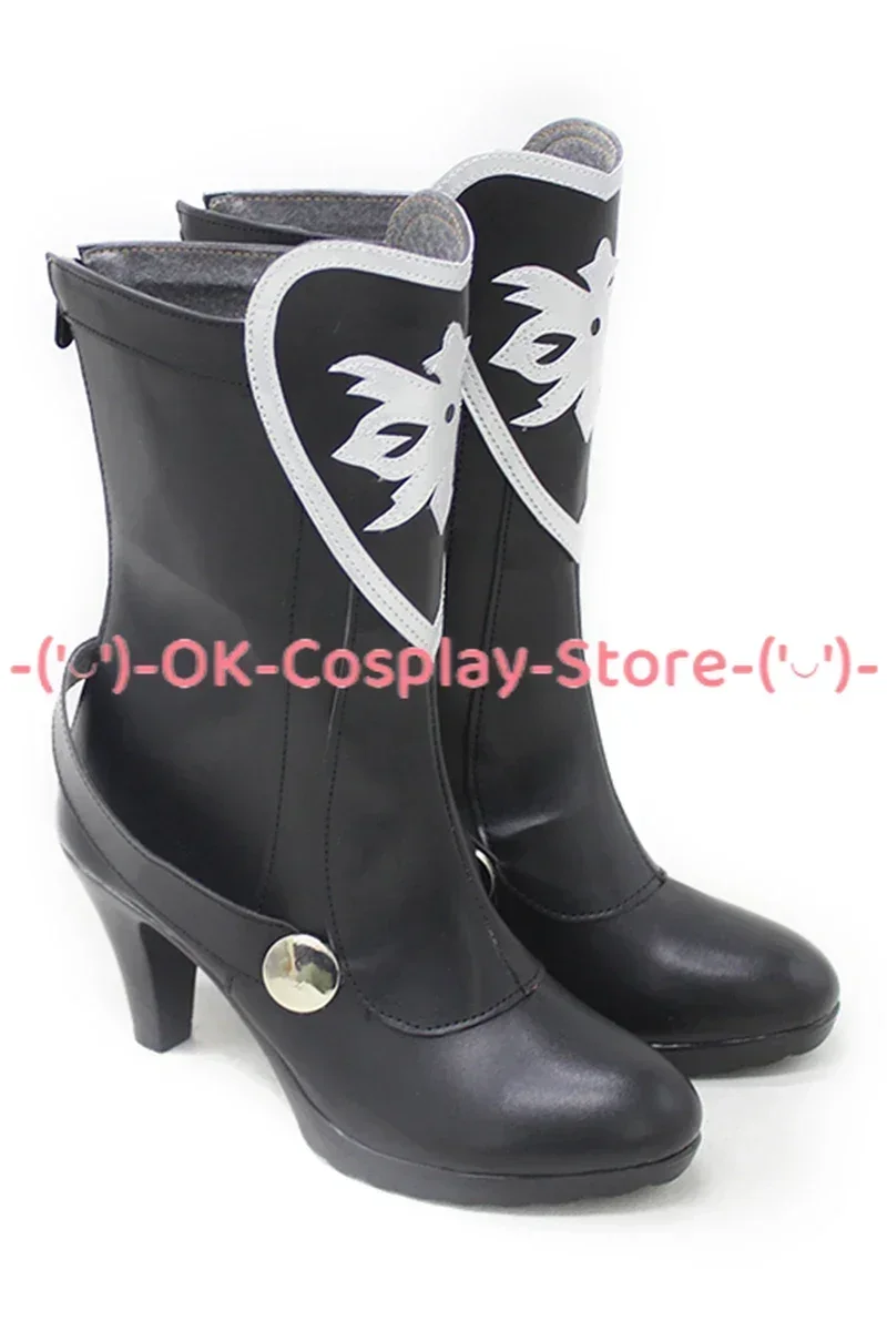 [حسب الطلب] الملتوية بلاد العجائب Deuce تأثيري أحذية لعبة لعب الأدوار زي الدعامة هالوين كرنفال عطلة حفلة بولي Boots الأحذية الجلدية