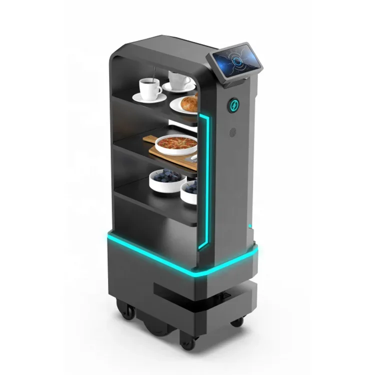 Commercial Intelligent Smart Food Delivery Robot Waiter Robot Restaurant