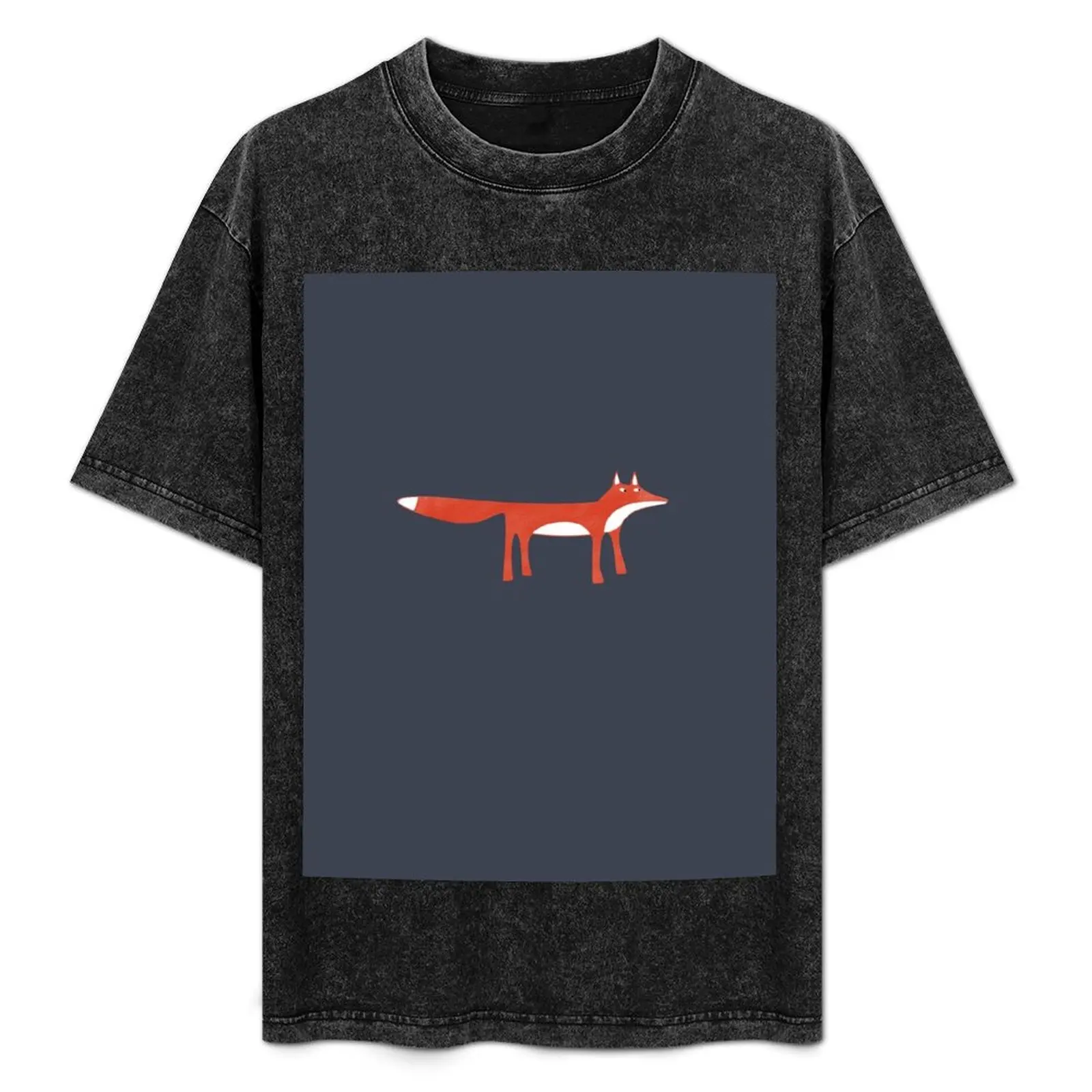

Wild Fox T-Shirt Daily Work Short Sleeve Top