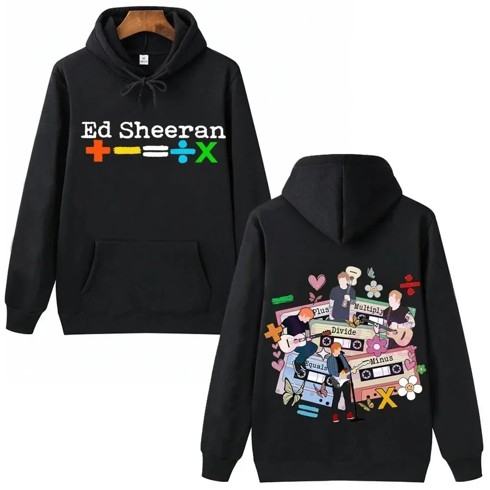 Men Women Cotton Ed Sheeran Tour 2024 Brand Hoodie Man Woman Quality Harajuku Pullover Tops Sweatshirt Fans Gift