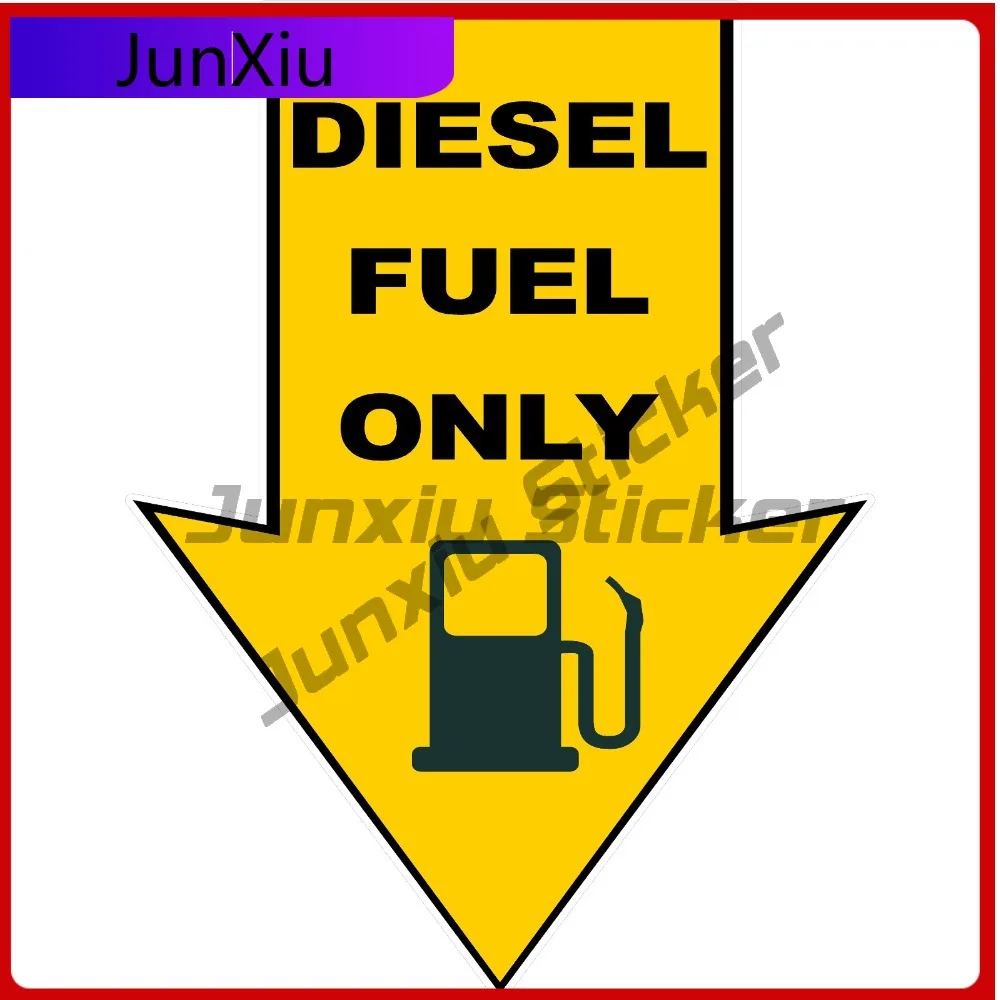 Diesel Fuel Only Decal Scratch-proof Exterior Accessories Camping Logo Sticker For Car Decoration Emblem Bumper Vent Insert Deca