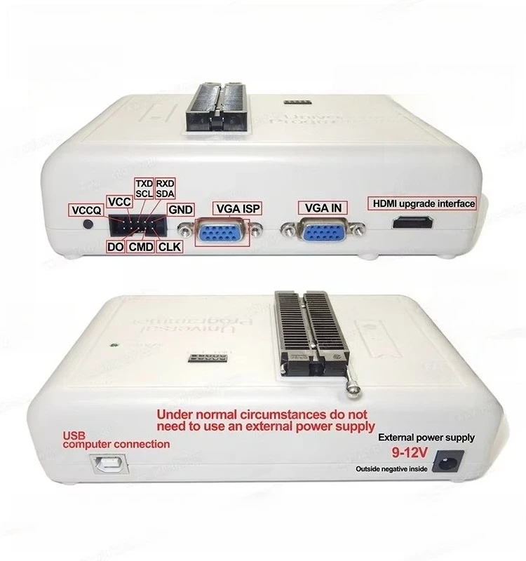 Universal IC Programmer RT809H +21 SOP Adapters EMMC-NAND FLASH Programmer BIOS Programmer