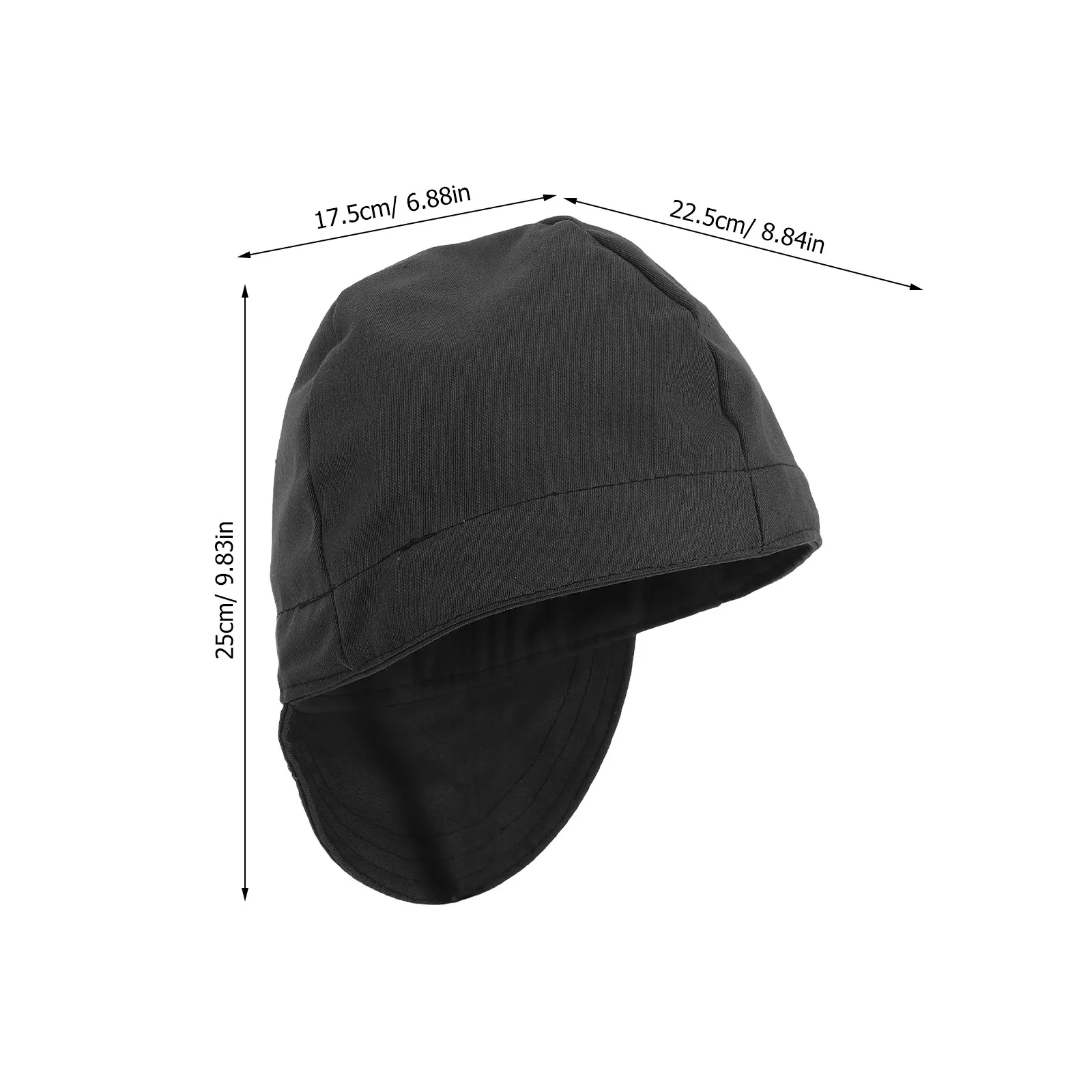 Welding Cap Flame Resistant Beanie Gray Windproof Dustproof Sweat Absorbing Mesh Lining for Electric Welding Safety Gear Welders