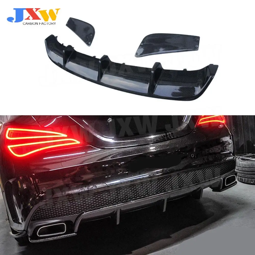 

Carbon Fiber FRP Rear Bumper Diffuser Splitters For Benz CLA W117 CLA180 CLA200 CLA250 CLA45 AMG Package 2013 -2018 Body Kits