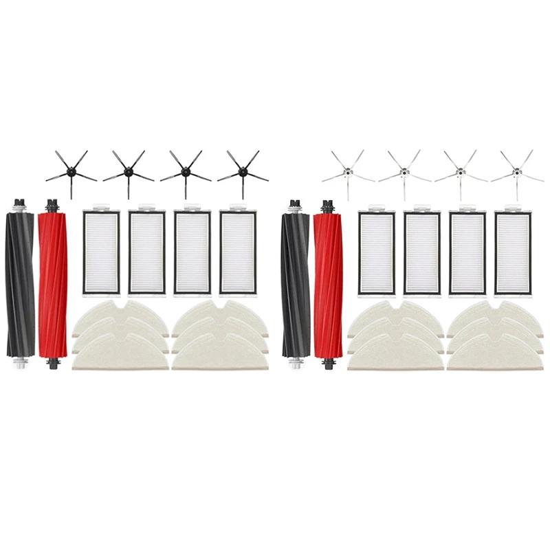 

Комплект сменных аксессуаров из 16 шт. для Roborock Q8 Max, Q8 Max+, Q5 Pro, Q5 Pro+, основная боковая щетка для пылесоса, ткань для швабры с фильтром Hepa