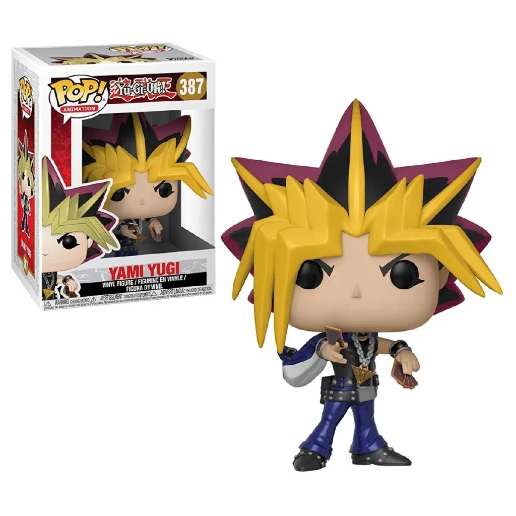 Funko POP Original Game Yu-Gi-Oh Yami Yugi 387# 10cm PVC Vinyl Action Figure Japanese Anime Cartoon Collection Model Toy