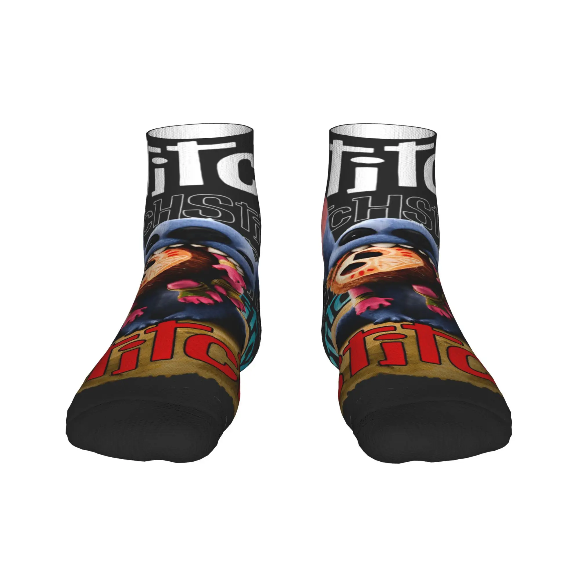 

Stitch Cute Cartoon Ankle Socks Non Skid Soft Breathable Outdoor Sports Socks For Men Summer Trendy Graphic Sock