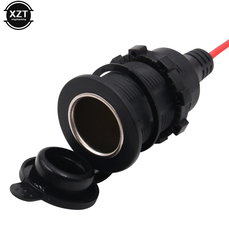 Car Cigarette Lighter Socket Female Power Line12/24V Car Charger Waterproof Cover Car Cigarette Lighter Adapter Power Line 라이터