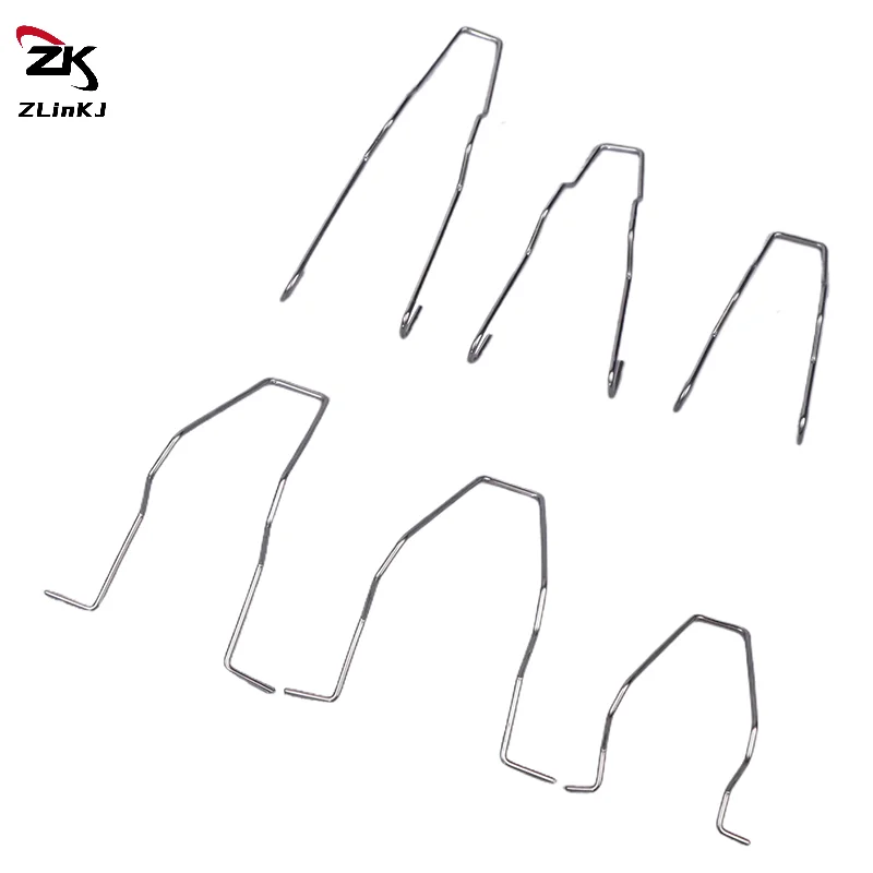 (ZYDD01) 6Pcs Metal Headlight Bulb Spring Clips For H1 H3 H4 H7 Car Headlamp Light Bulb Retainer Spring Clips Buckles