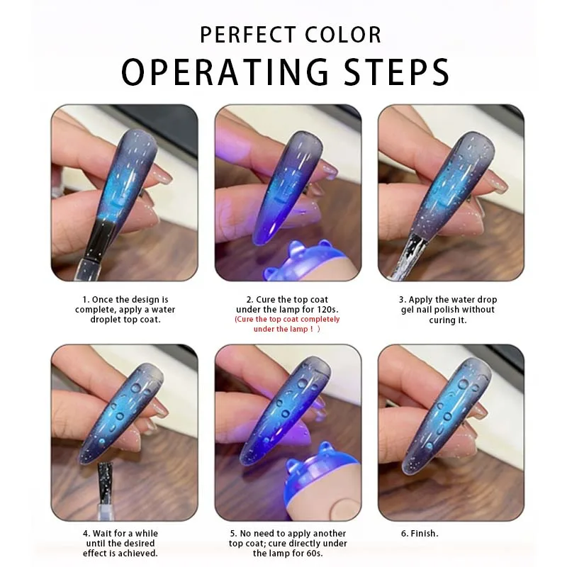 PERFECT COLOR Clear 3D Sculpting Gel Polish 16ml Water Drop Effect UV LED Extension Builder Gel Korean Style Embossed Nail Art