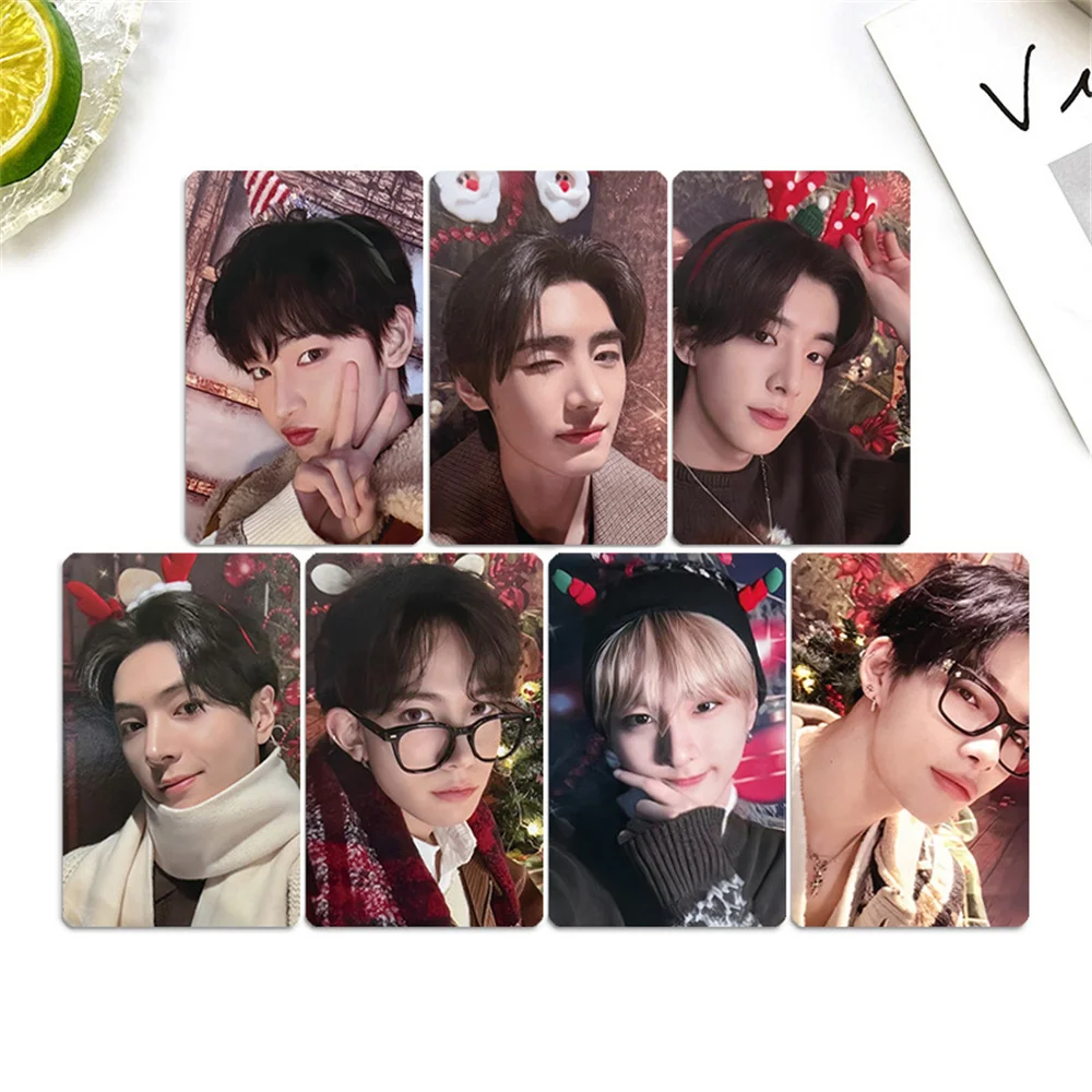 Kpop Idols JungWon Heeseung Photocard Album Day Dream Korean Style LOMO Card Double Sides Printing Christmas Card Fan Collection