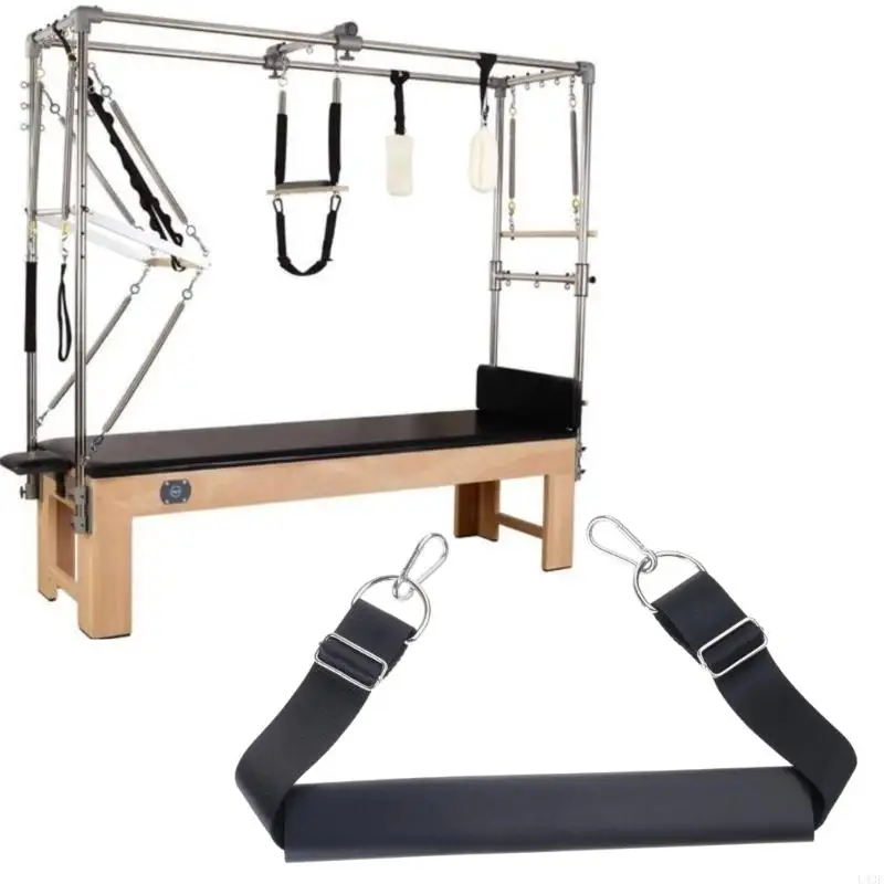 Pilates Foot Strap Accessory for Fitness Equipment Providing Regulable Length to Boosting Performances and Flexibility 