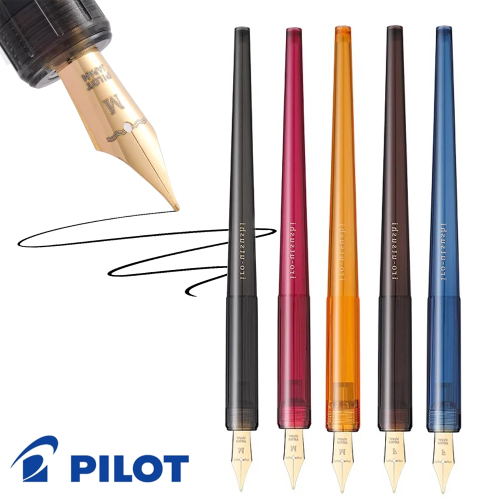 Japan Pilot Dipping Pen Fountain Pen New Color 22K Gold-plated Tip Transparent High Value Line Painting Art Supplies Stationery