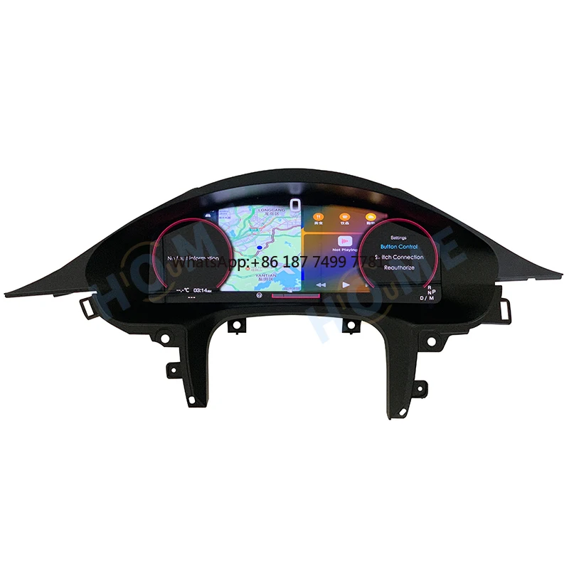 

12.3 Inch Car Speedometer Panel Digital Instrument Cluster for. .2010-2016 LCD Dashboard Meter With Carplay