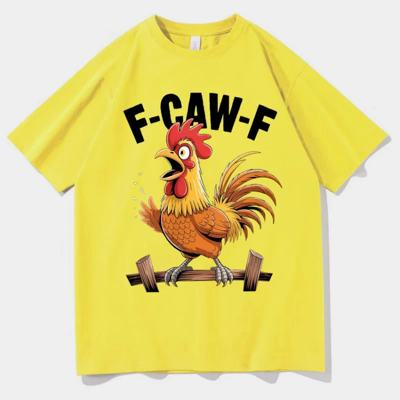 Lustiges F-Caw-F T-Shirt Meme Damen Sommer Heißer Verkauf Gothic O-Ausschnitt T-Shirt Übergroße hochwertige Mode Grafik Kurzarm T-Shirt
