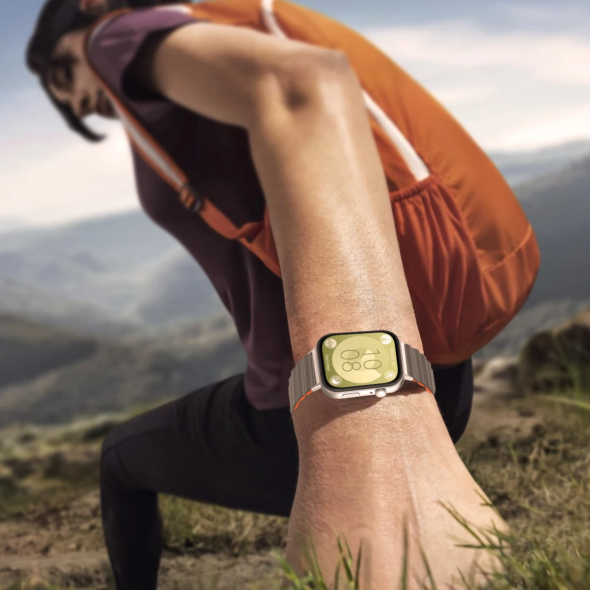 화웨이 워치 핏4 3용 실리콘 스트랩 마그네틱 루프 밴드 시계줄 남녀 스포츠 팔찌 화웨이 핏 2 액세서리