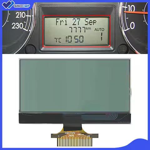 Manual Gearbox LCD Display 22pin Direct Replacement for Fiat Punto Grande Punto Fiorino Doblo Qubo Linea Palio Strada Citroen