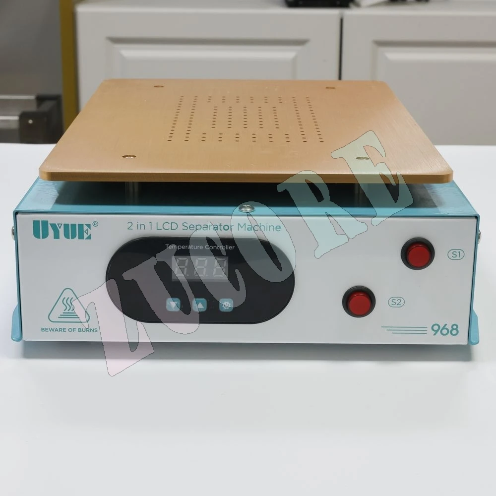 

UYUE 968 Встроенный двойной вакуумный насос 14 дюймов для iPad для iphone Стеклянный ЖК-сепаратор для ремонта экрана для планшетных ПК Samsung