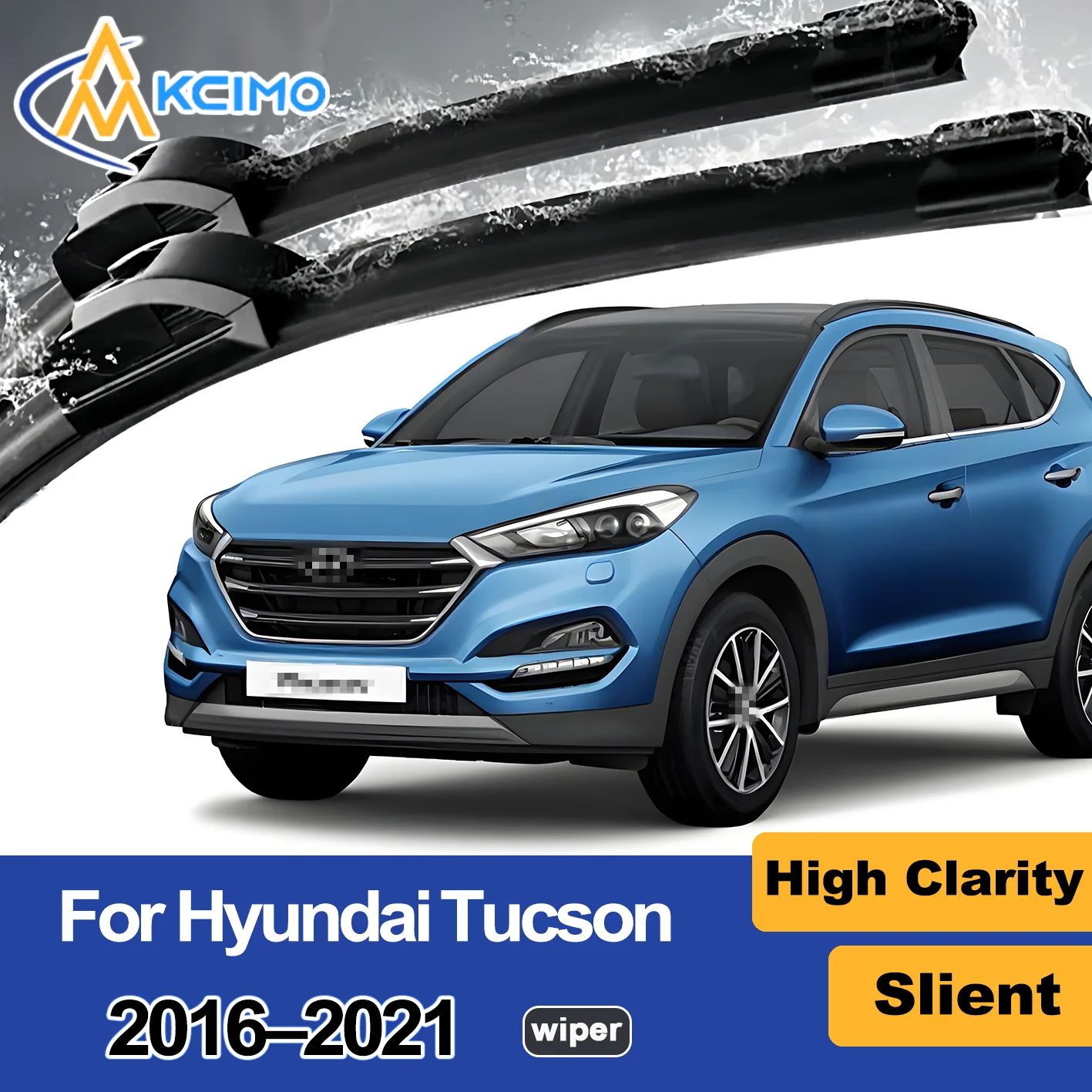 

2PCS New Front Windshield Wiper Blade for Hyundai Tucson TL 2016-2021 Front Windshield Auto Wipers Blade Accessories 2021 2020
