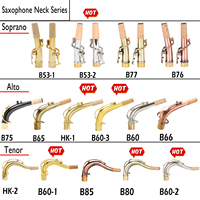 Saxophone Bend Neck Straight Neck Series Soprano Alto Tenor Saxophone Professional Woodwind Instruments High Quality Accessories