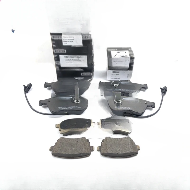 Front and rear brake pads, brake pads