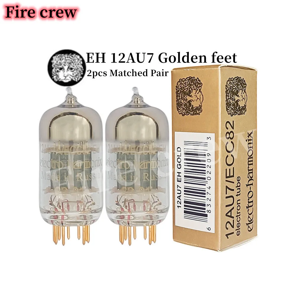 Fire Crew EH 12AU7 ECC82 Vacuum Tube Golden feet Upgrade 6189 5814 5963 6211 HIFI Audio Valve Electronic Tube Amplifier Kit DIY