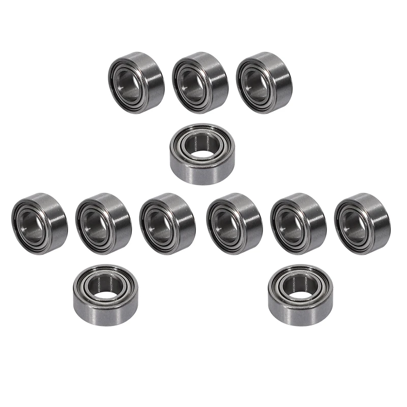 12 Pcs Ball Bearing(5X10X4MM) BE002 For JLB Racing CHEETAH 1/10 Brushless RC Car Parts Accessories