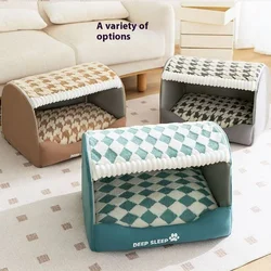 Winter Warm Dog House Can Be Dismantled and Washed Four Seasons Large Dog House Pet Sleeping Supplies