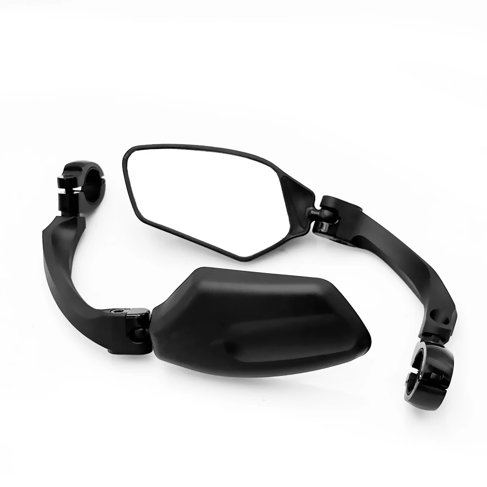 New Universal HD Shatterproof 360° Rotating Handlebar Bike Mirror Crystal Clear Rearview For Bikes Scooters Motorcycles