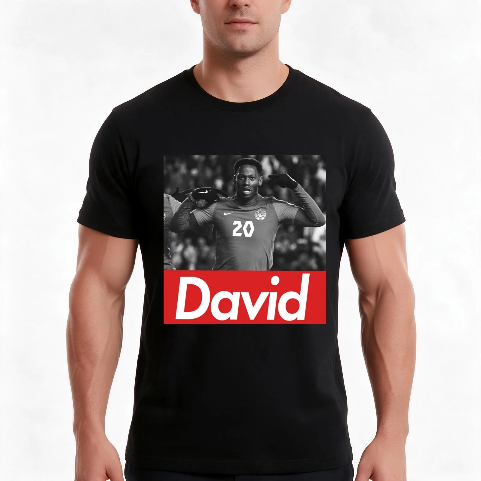 Jonathan David Canada T-Shirt, Summer Casual Cotton Tee, Oversized Streetwear Tops, Vintage Graphic Print, Unisex Men Women