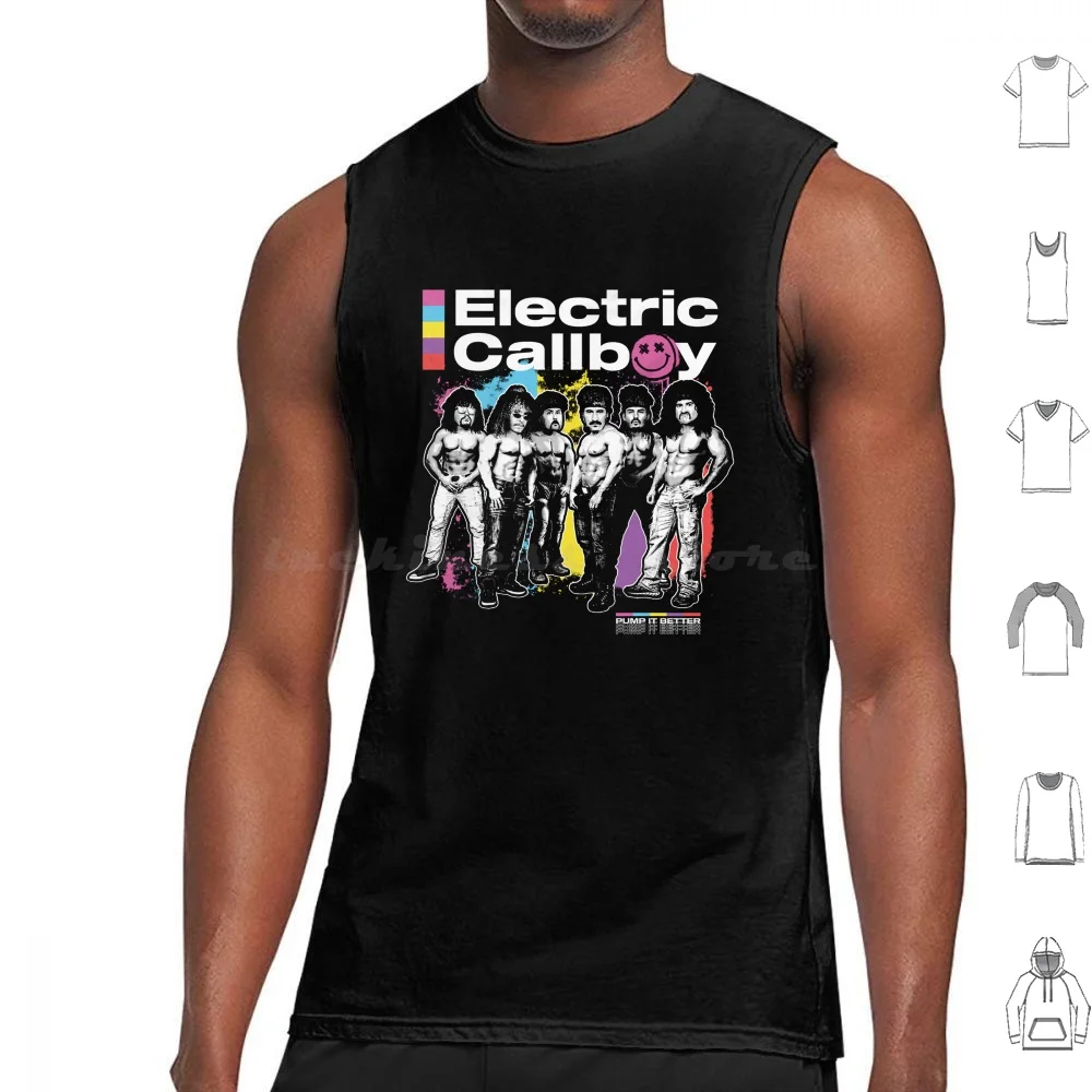 Callboy-Tour Tank Tops Vest Sleeveless Music Band Uncle Acid Meshuggah Electric Sleep Wizard Flatliners Trending Music