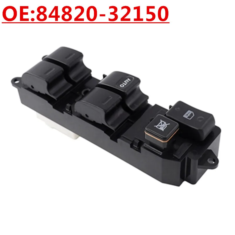 Master Power Window Control Switch 84820‑32150/03010/06010 For Toyota Camry SV21 89‑94 4Runner N120 90‑95 Land Cruiser 80 90‑96