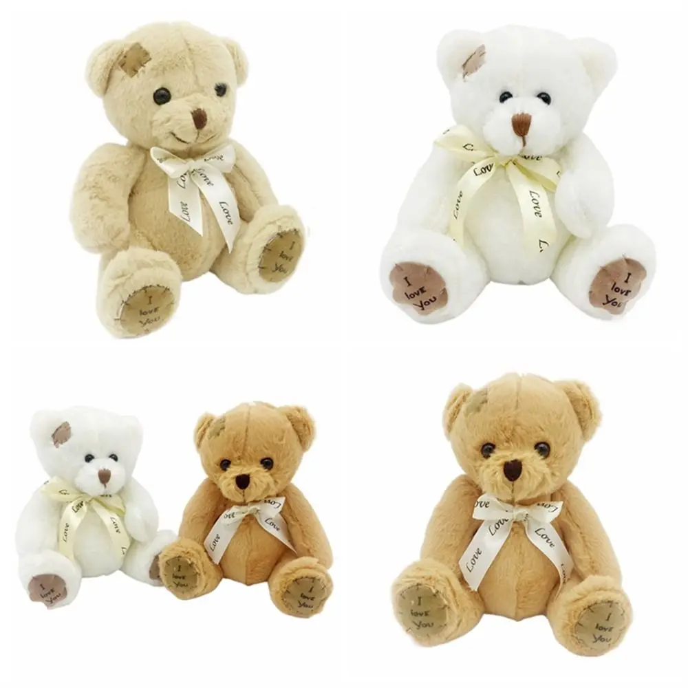 Bambini Ragazze Animali di peluche Peluche Patch Orso Giocattolo per bambini Bambola morbida Orso Peluche Cotone Orso di cartone animato Peluche Regalo di compleanno