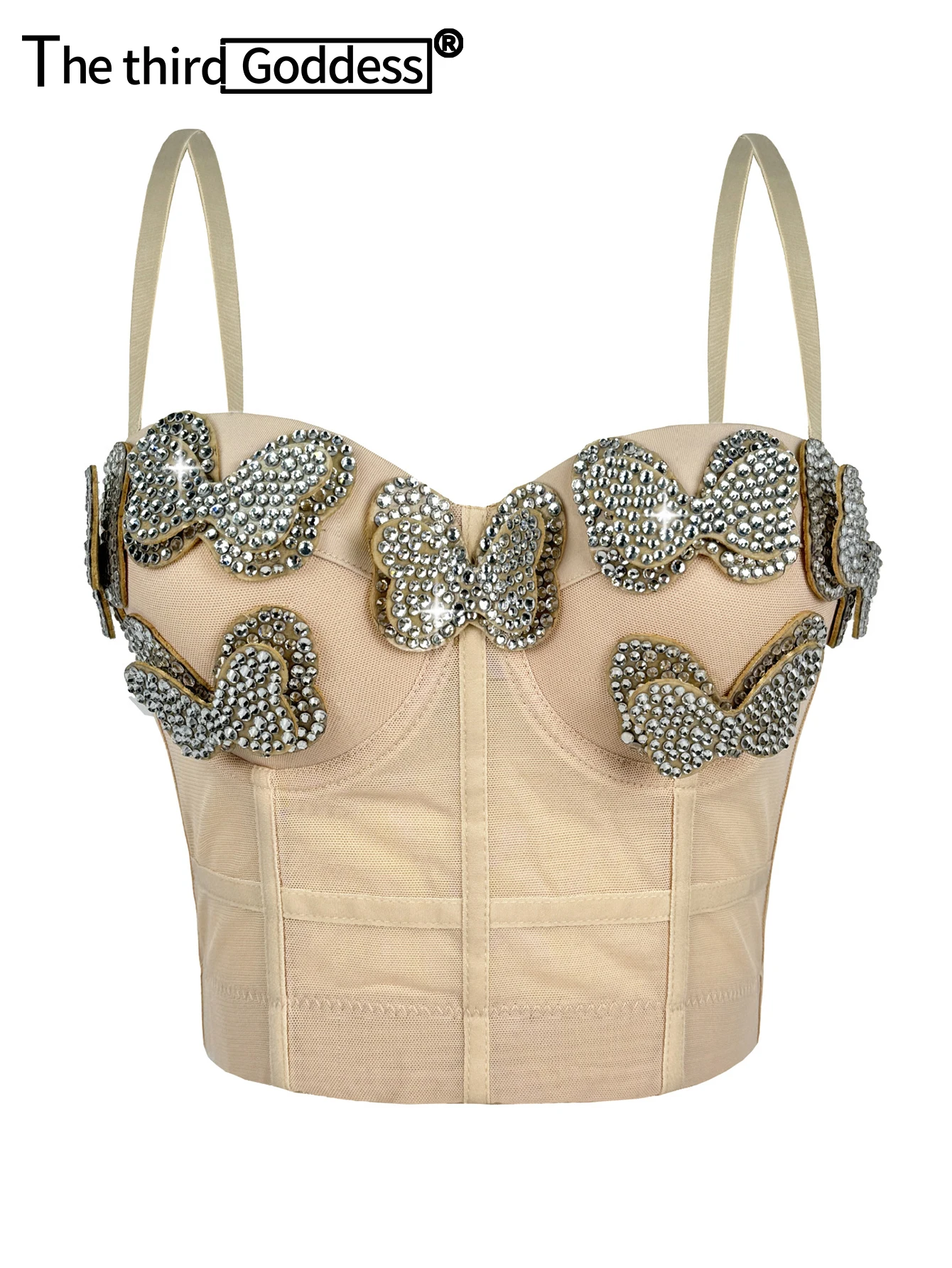 

Sexy rhinestone halter tank top women summer club party tops woman 2025 street wear corset crop top hotwife rave festival outfit