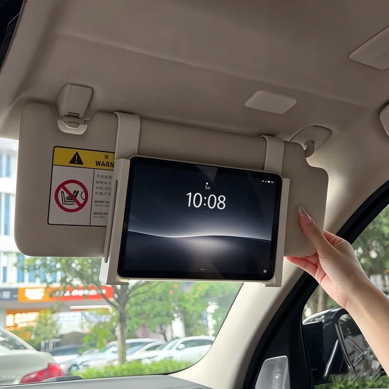 Car tablet holder, sun visor, car universal passenger phone holder, light blocking board, 2-in-1 travel supplies