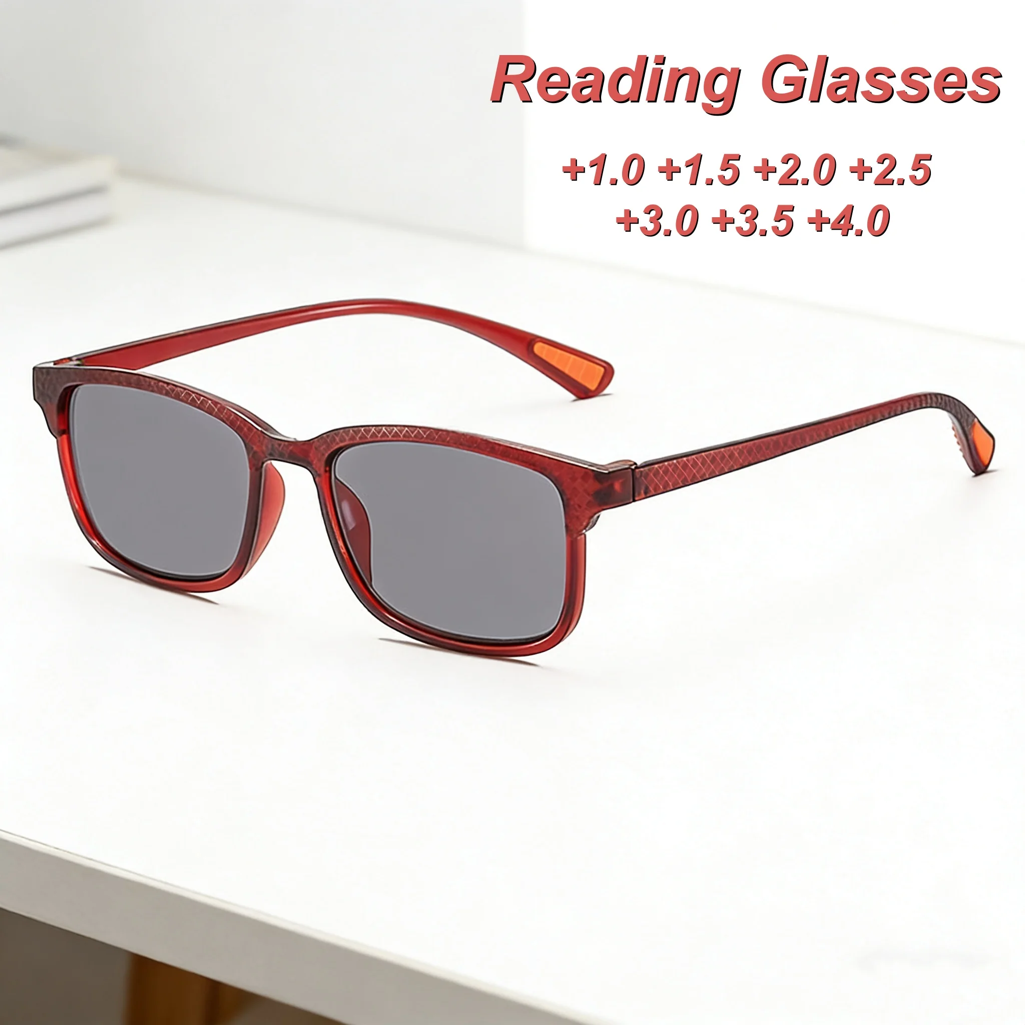 

New Fashion Personalized HD 2-in-1 Women's Reading Glasses Outdoor Ultra Light Neutral High Quality UV400 Sunscreen Glasses