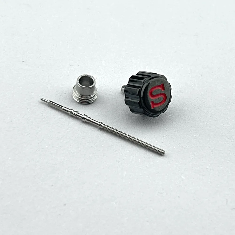 Einschraubbares GMT-Tauchergehäuse, silberne Krone, Ersatz-Uhrenkrone, keine „S“-Gravur und mit eingraviertem „S“, passend für NH34 NH35 NH36 Uhrwerke. – Detail 12